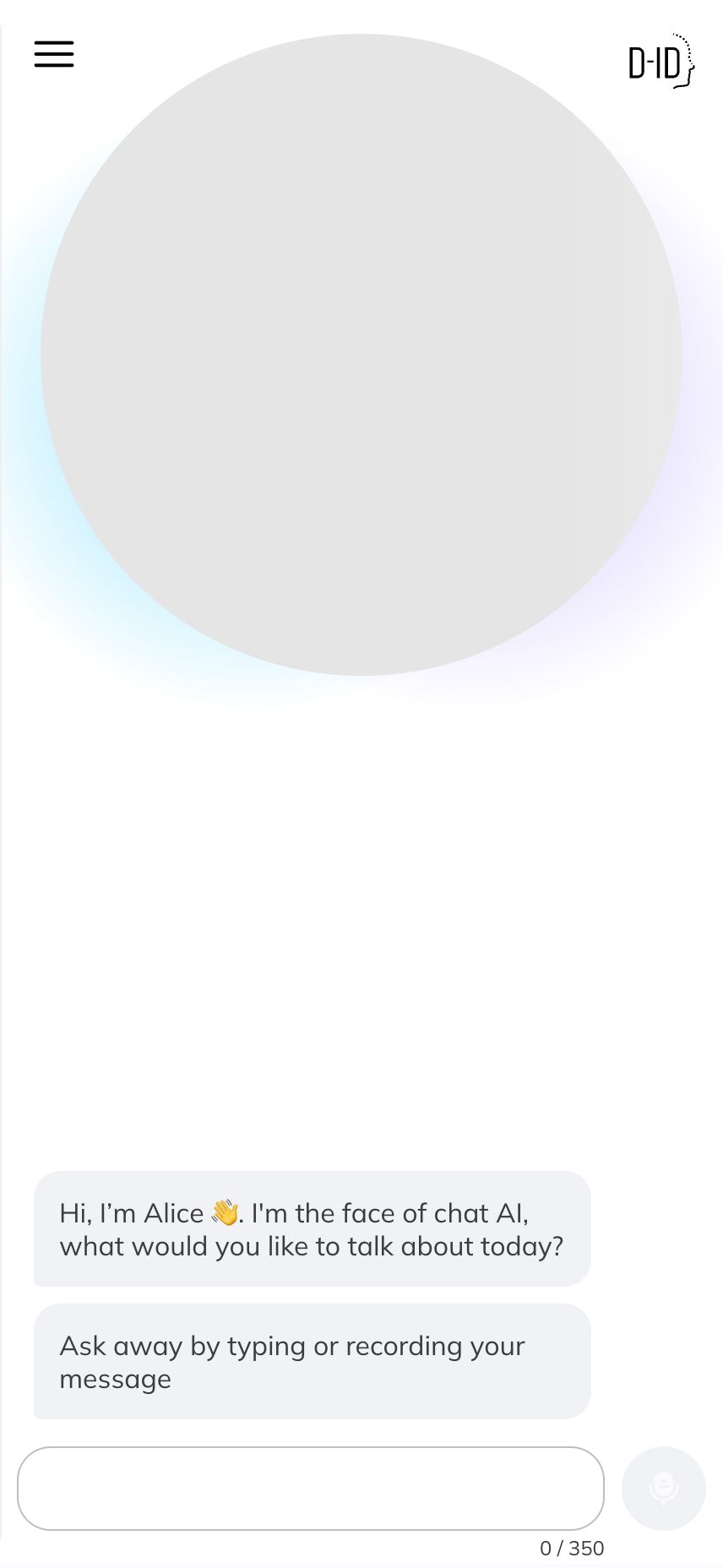 ID landing page design