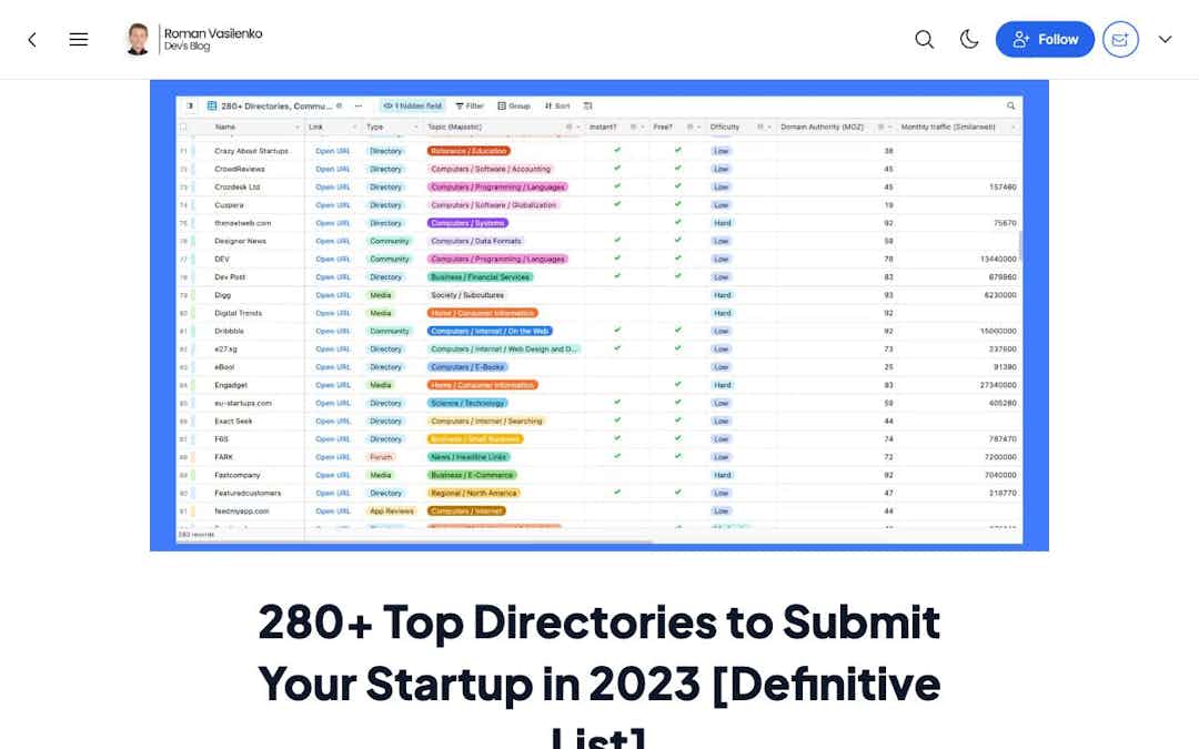 280+ Top Directories to Submit Your Startup in 2022 [Definitive List] landing page design