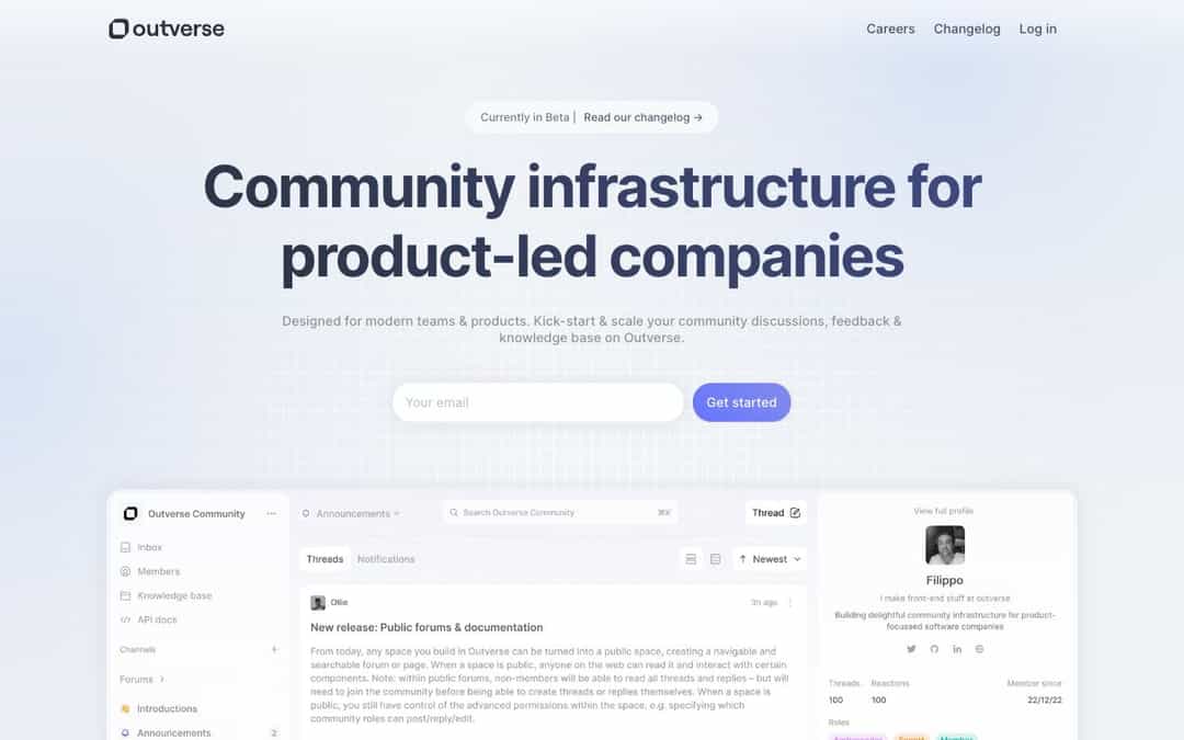 led companies landing page design