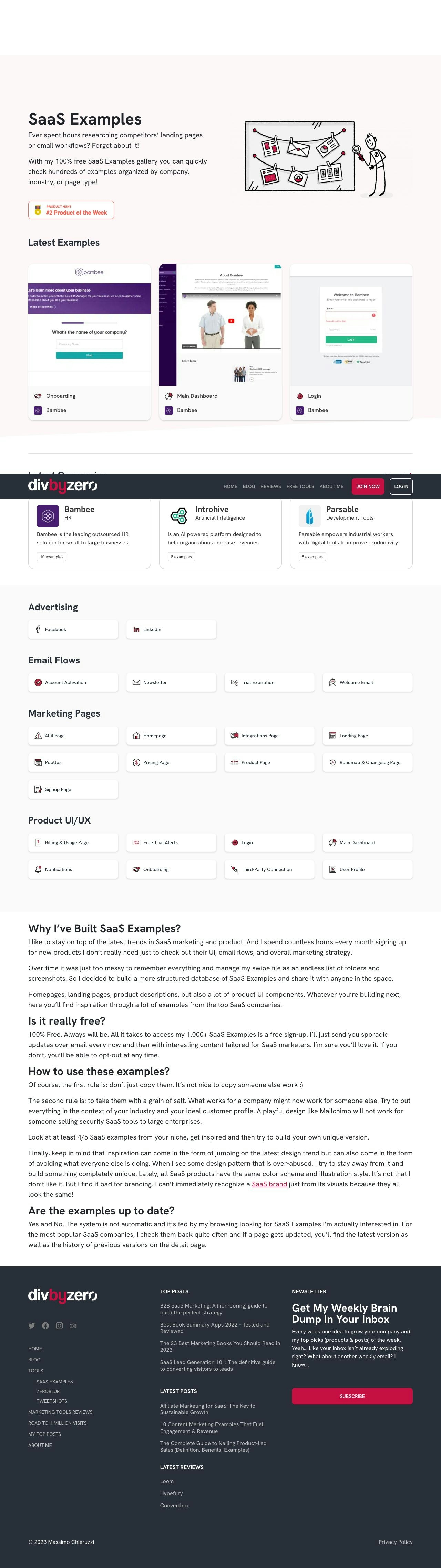 Best SaaS Examples gallery to get inspired! 1,000+ examples landing page design